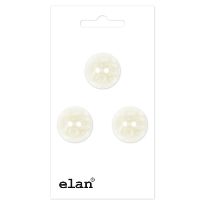 ELAN 2-Hole Button Sew-Through 15 mm (5/8 in) 3-Count