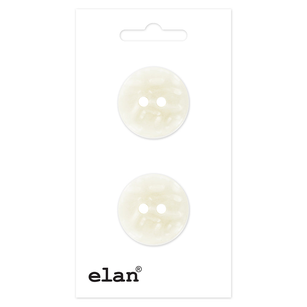 ELAN 2 Hole Button - 20mm (3/4 in.) - 2pcs
