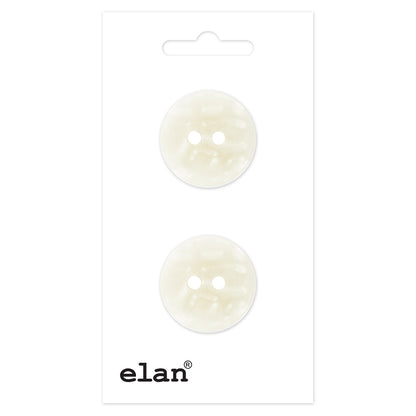 ELAN 2-Hole Button Sew-Through 20 mm (3/4 in) 2-Count