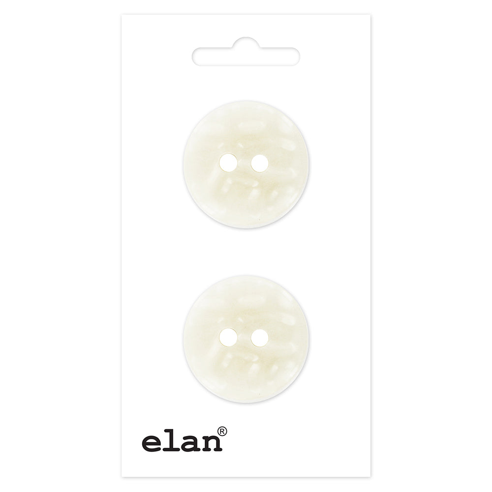 ELAN 2 Hole Button - 23mm (7/8 in.) - 2pcs