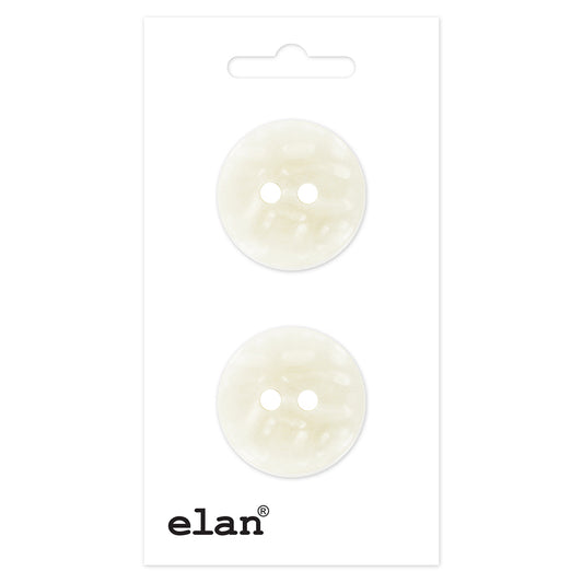 ELAN 2 Hole Button - 23mm (7/8 in.) - 2pcs
