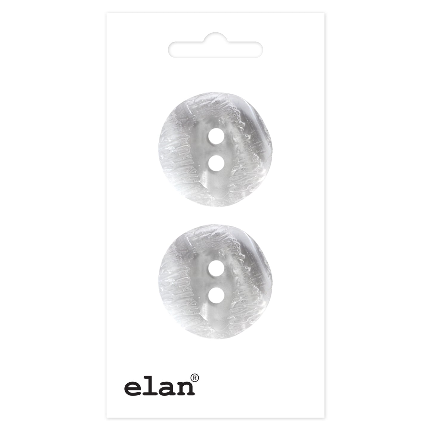 ELAN 2-Hole Button Sew-Through 23 mm (7/8 in) 2-Count