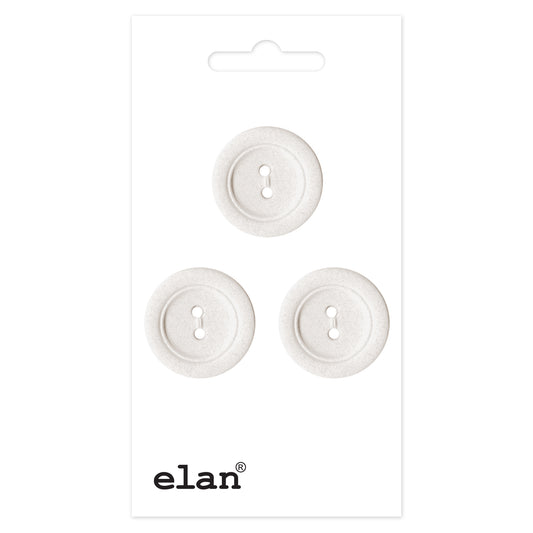 ELAN 2 Hole Button - 18mm (3/4) - 3 count