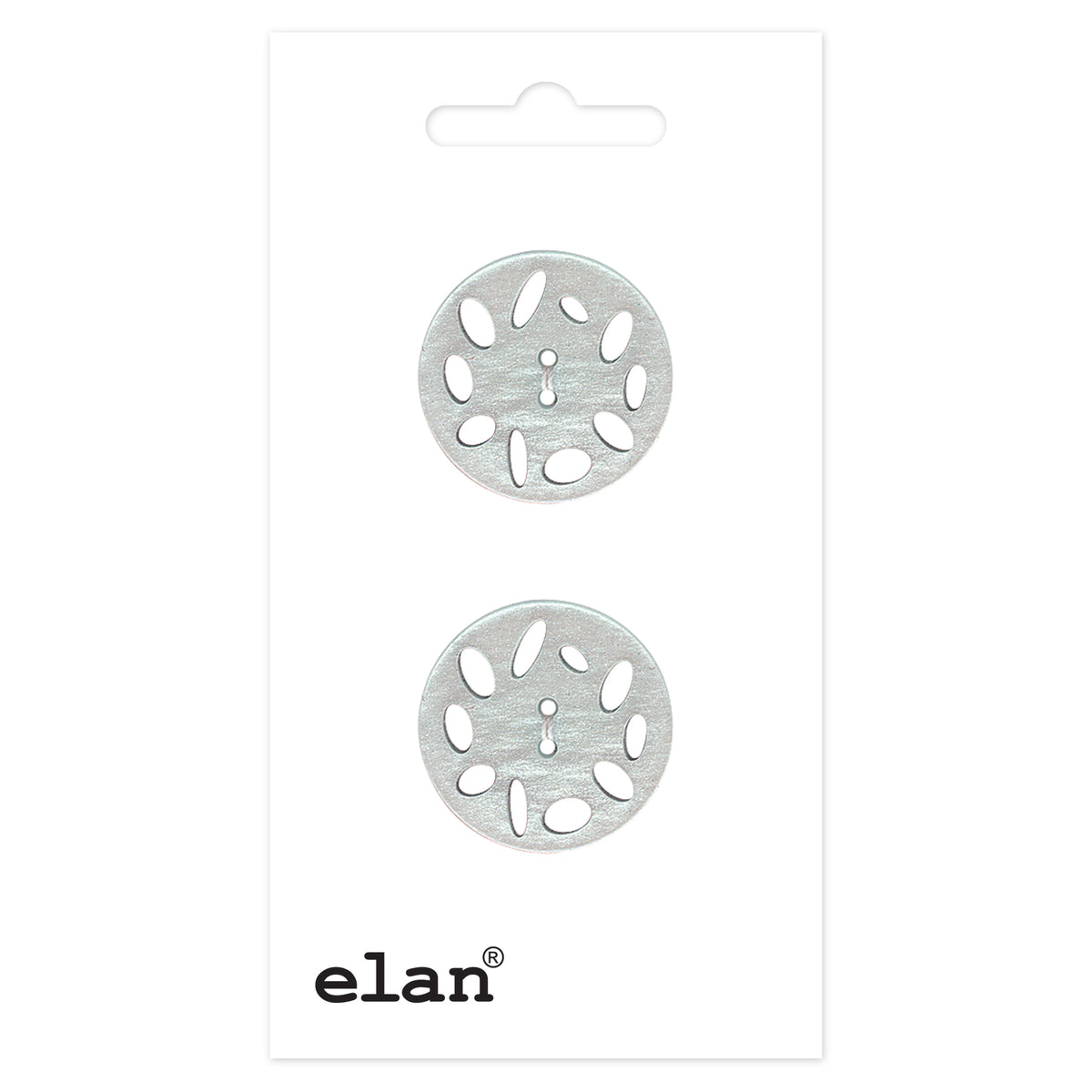 ELAN 2-Hole Button, 20 mm (3/4 in.), 2 Count