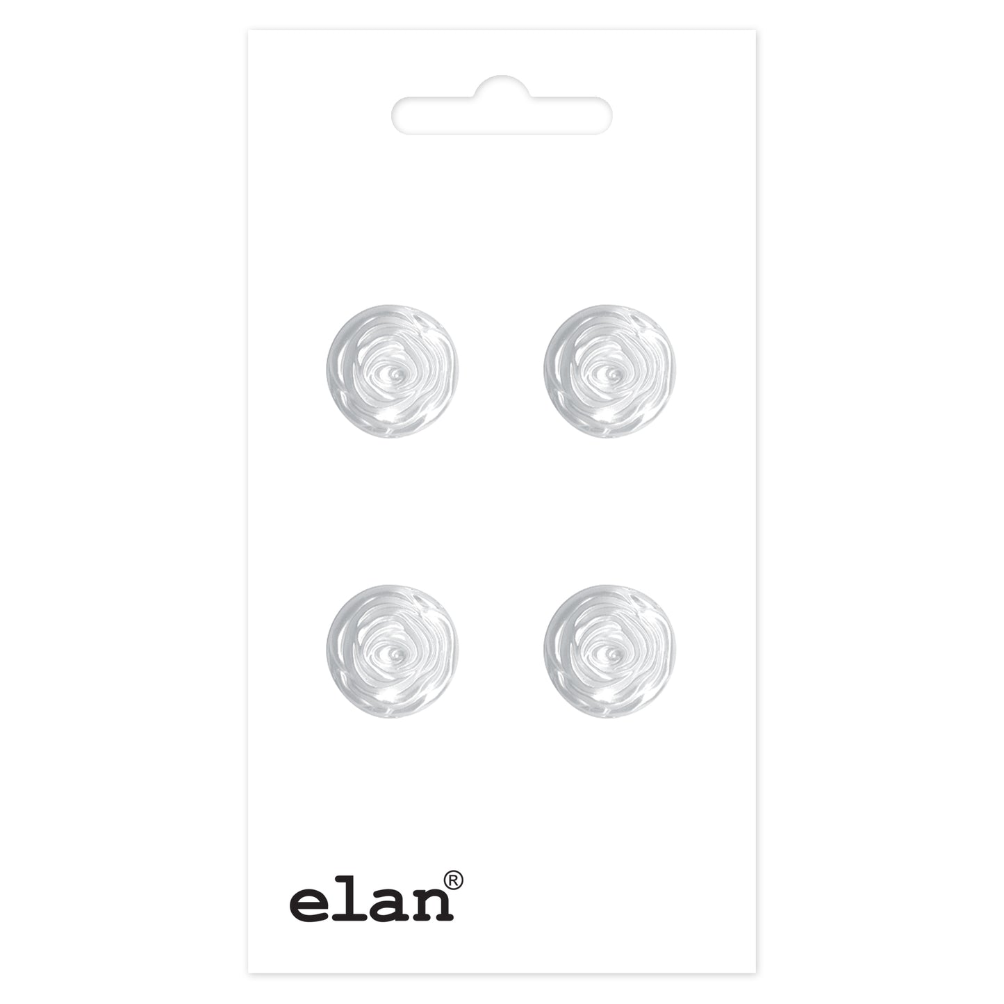 ELAN Shank Button - 12mm (1/2) - 4 count