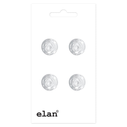 ELAN Shank Sewing Button 12 mm (1/2 in) 4 Count