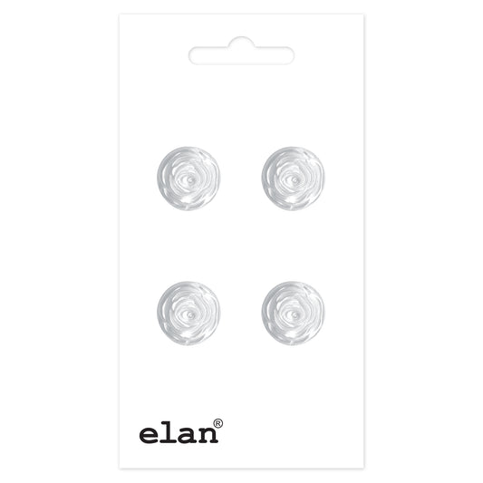 ELAN Shank Sewing Button 12 mm (1/2 in) 4 Count
