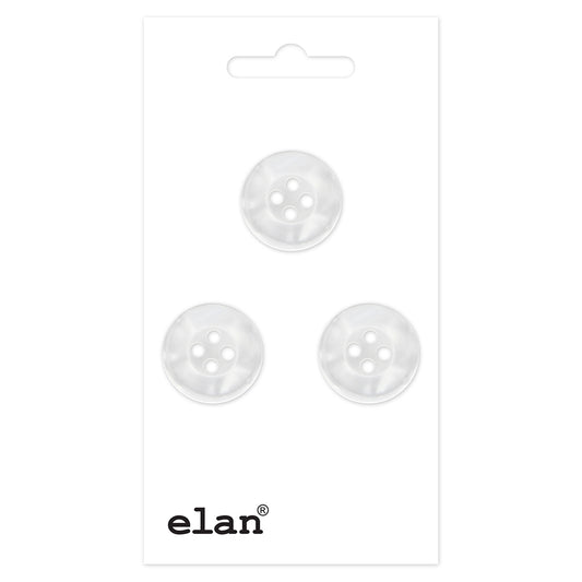 ELAN 4 Hole Button - 15mm (5/8 in.) - 3pcs