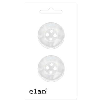 ELAN 4-Hole Sew-Through Button 23 mm (7/8 in) 2 Count