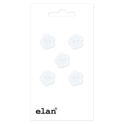 ELAN 2-Hole Sew-Through Button 10 mm (3/8 in) 5 Count