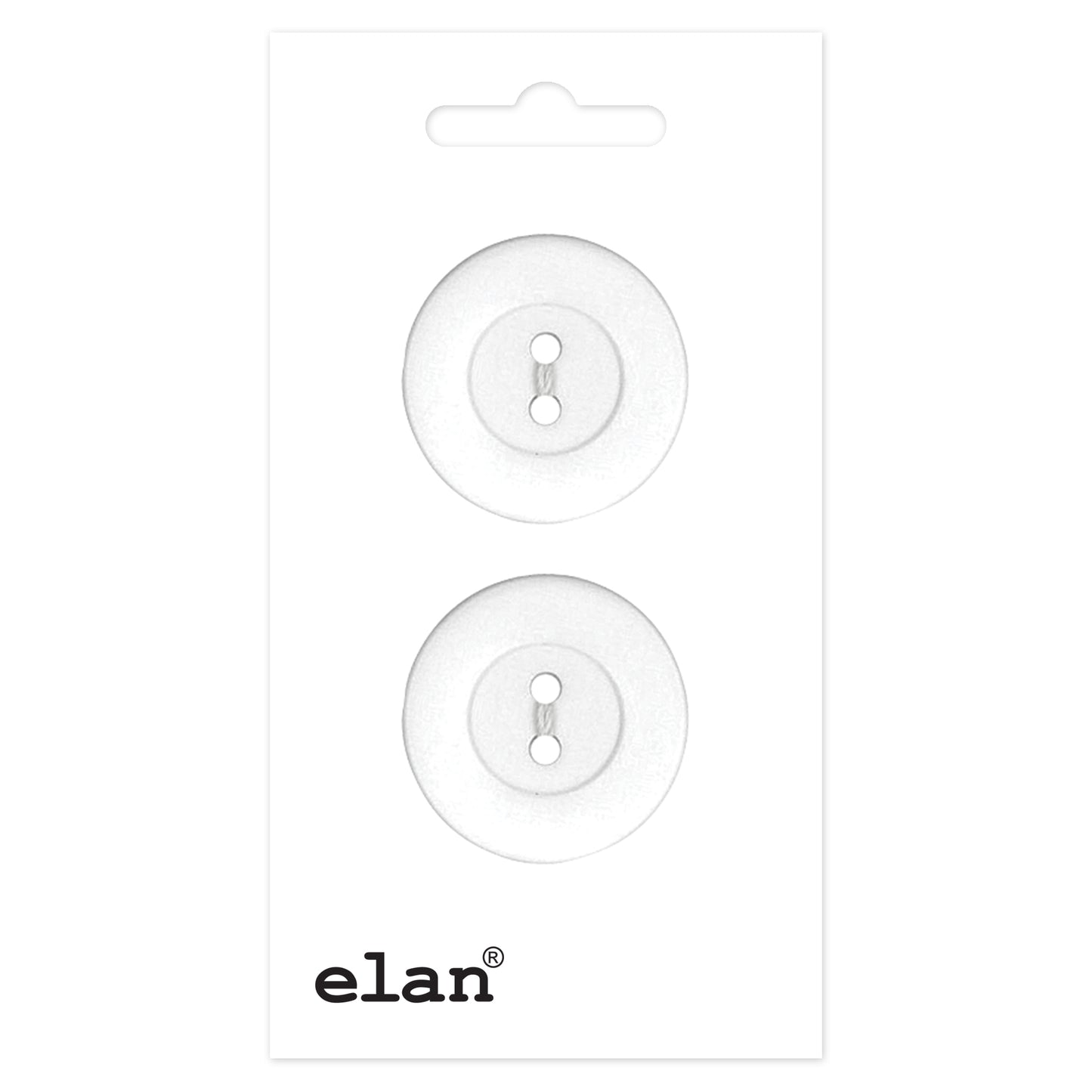 ELAN 2-Hole Sew-Through Button 14 mm (1/2 in) 3 Count