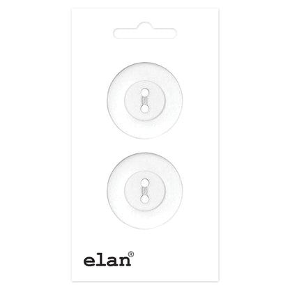 ELAN 2-Hole Sew-Through Button 14 mm (1/2 in) 3 Count