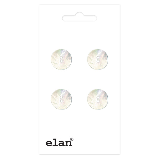 ELAN 2 Hole Button - 11mm (3/8) - 4 count