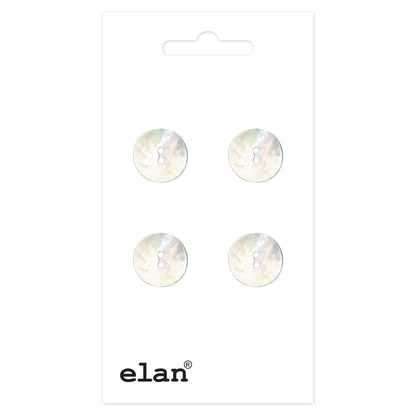 ELAN 2-Hole Sew-Through Button 11 mm (3/8 in) 4 Count