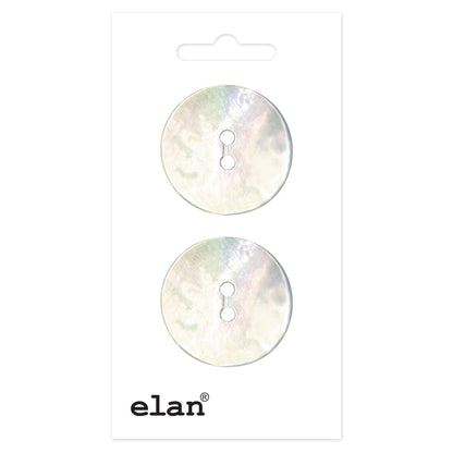 ELAN 2-Hole Sew-Through Button 25 mm (1 in) 2 Count