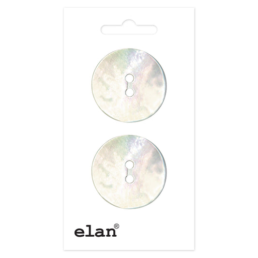 ELAN 2-Hole Sew-Through Button 25 mm (1 in) 2 Count