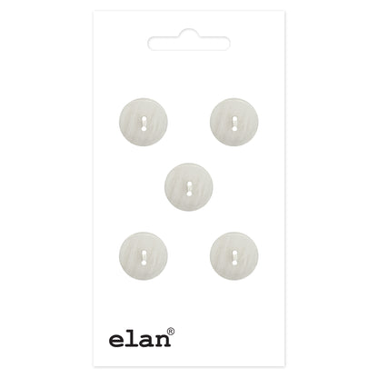 ELAN 2-Hole Sew-Through Button Flat 15 mm (5/8 in) 3-Count