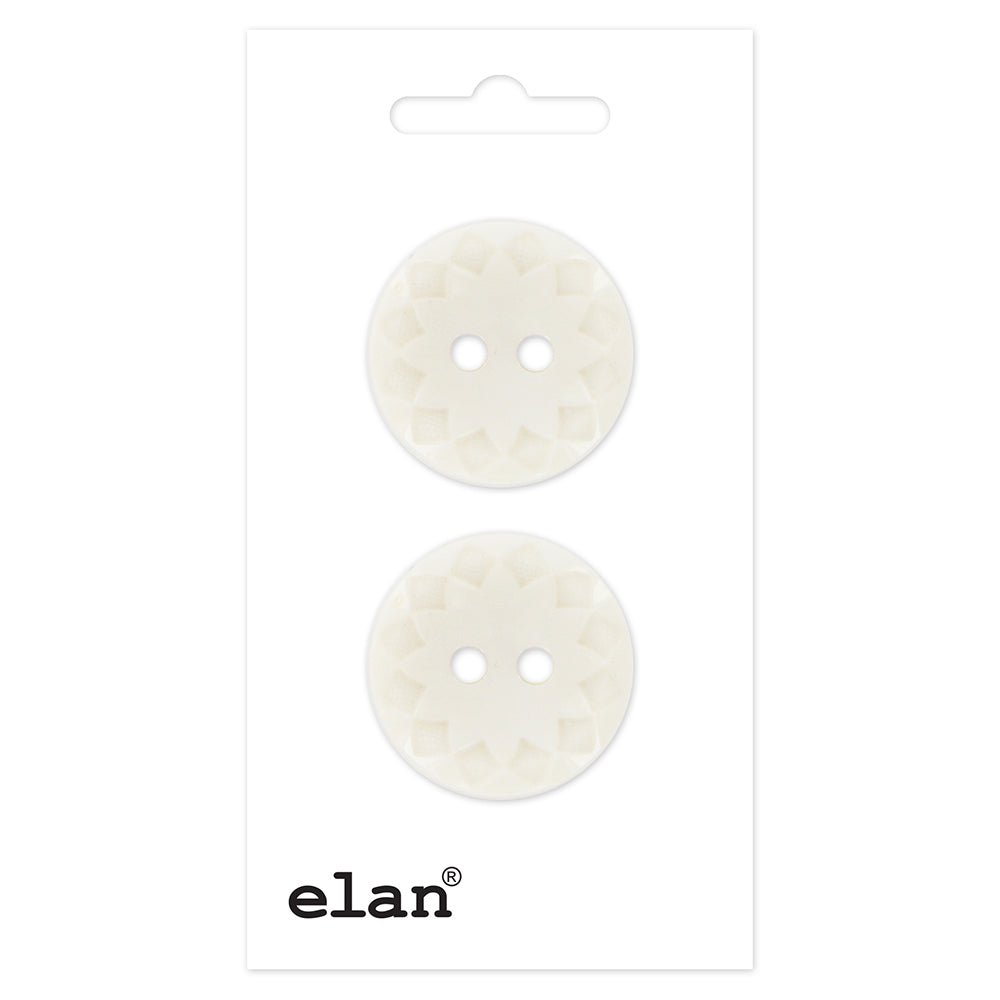 ELAN 2-Hole Sew-Through Button Flat 23 mm (7/8 in) 2-Count