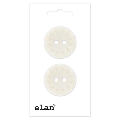 ELAN 2-Hole Sew-Through Button Flat 23 mm (7/8 in) 2-Count