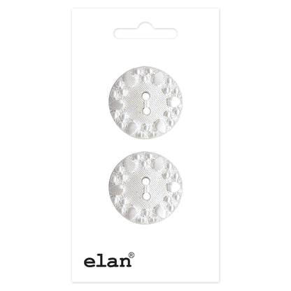 ELAN 2-Hole Button 22 mm (7/8 in) 2 Count
