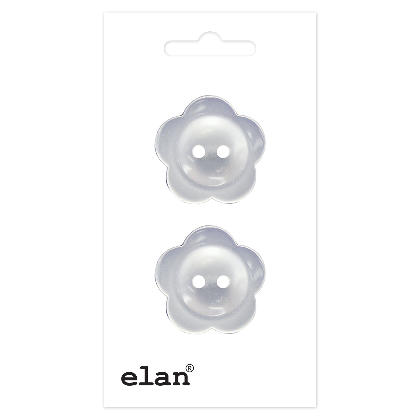 ELAN 2 Hole Button - 23mm (7/8) - 2 count