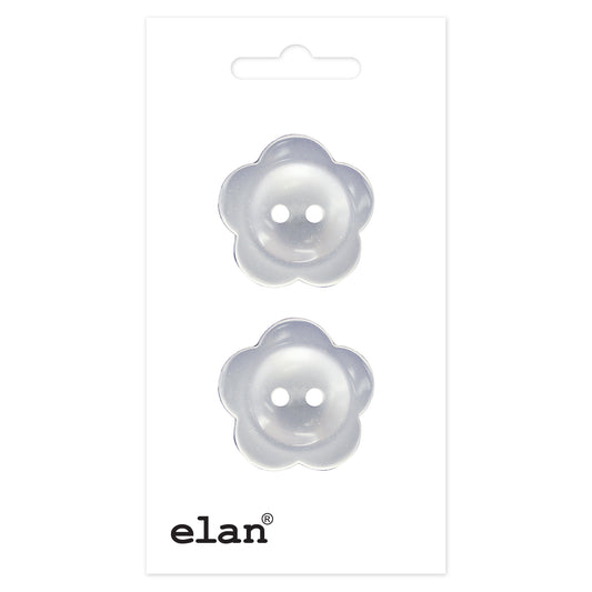 ELAN 2-Hole Sew-Through Button Flat 23 mm (7/8 in) 2-Count
