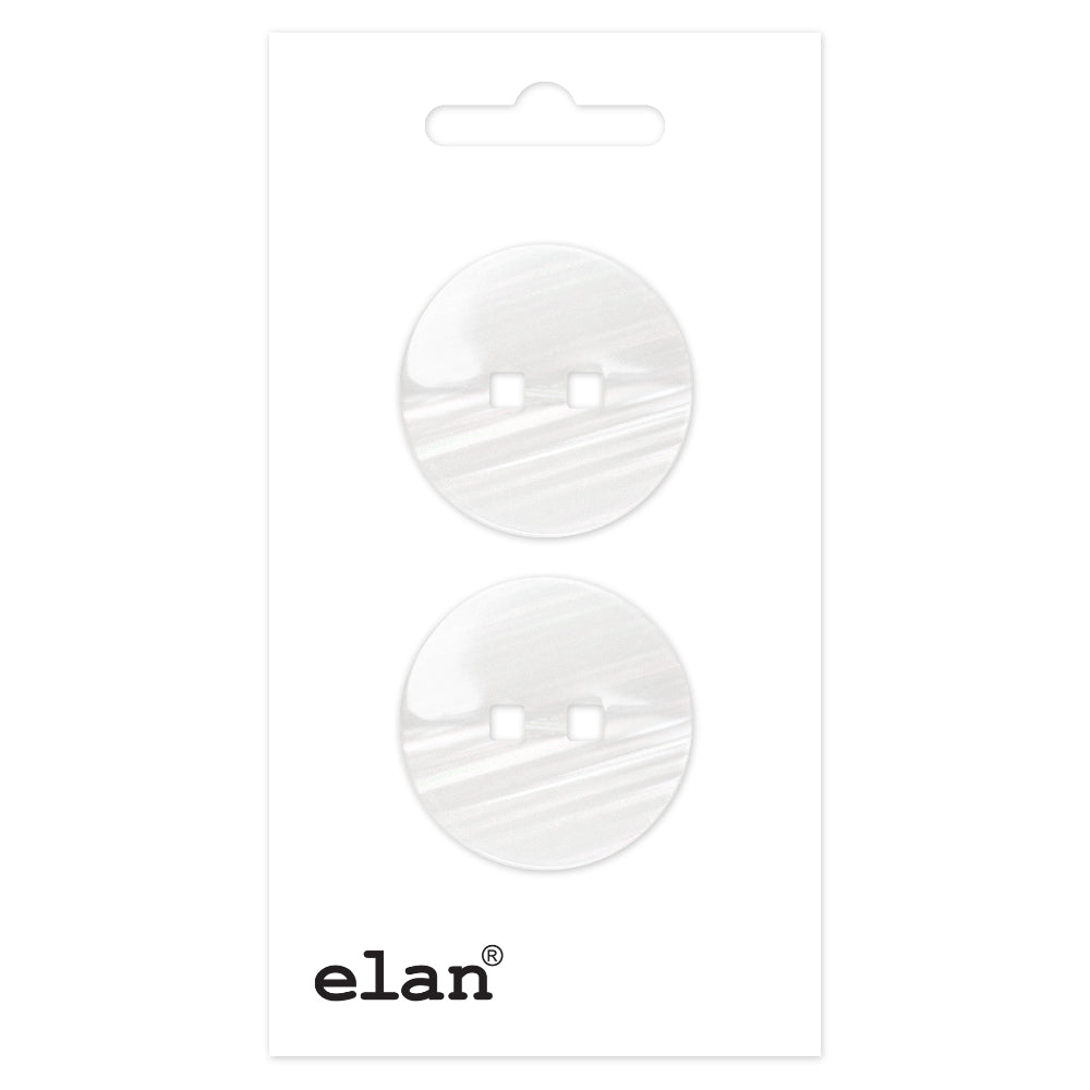 ELAN 2 Hole Button - 23mm (7/8 in.) - 2pcs