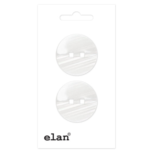 ELAN 2 Hole Button - 23mm (7/8 in.) - 2pcs