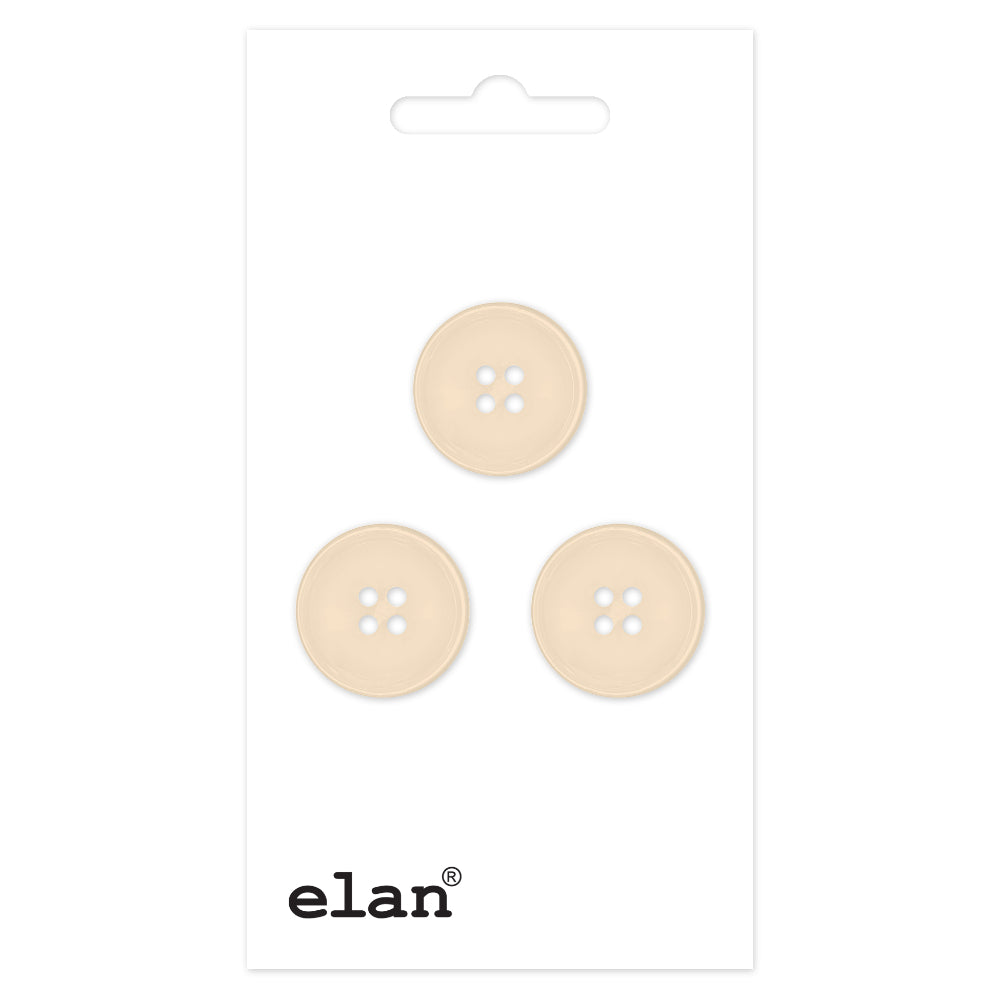 ELAN 4 Hole Button - 15mm (5/8 in.) - 3pcs
