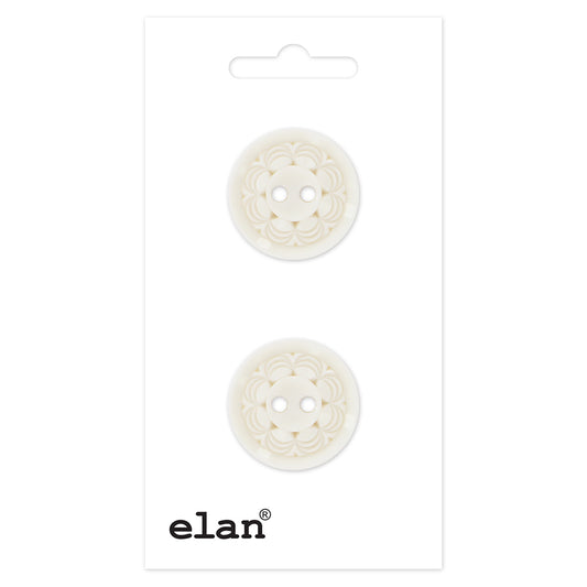 ELAN 2-Hole Button Sew-Through 19 mm (3/4 in) 2-Count