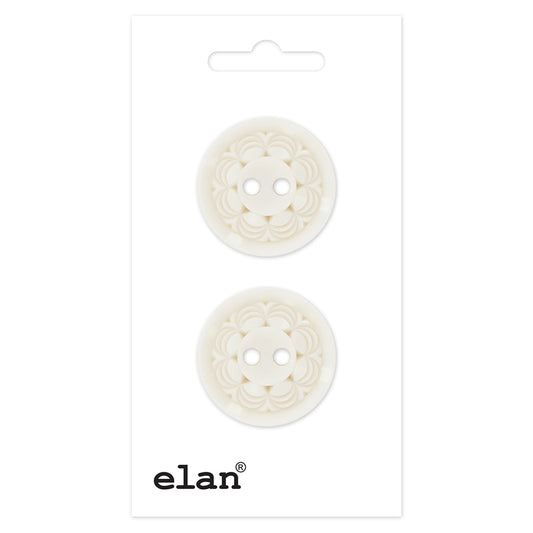 ELAN 2 Hole Button - 23mm (7/8in) - 2pcs