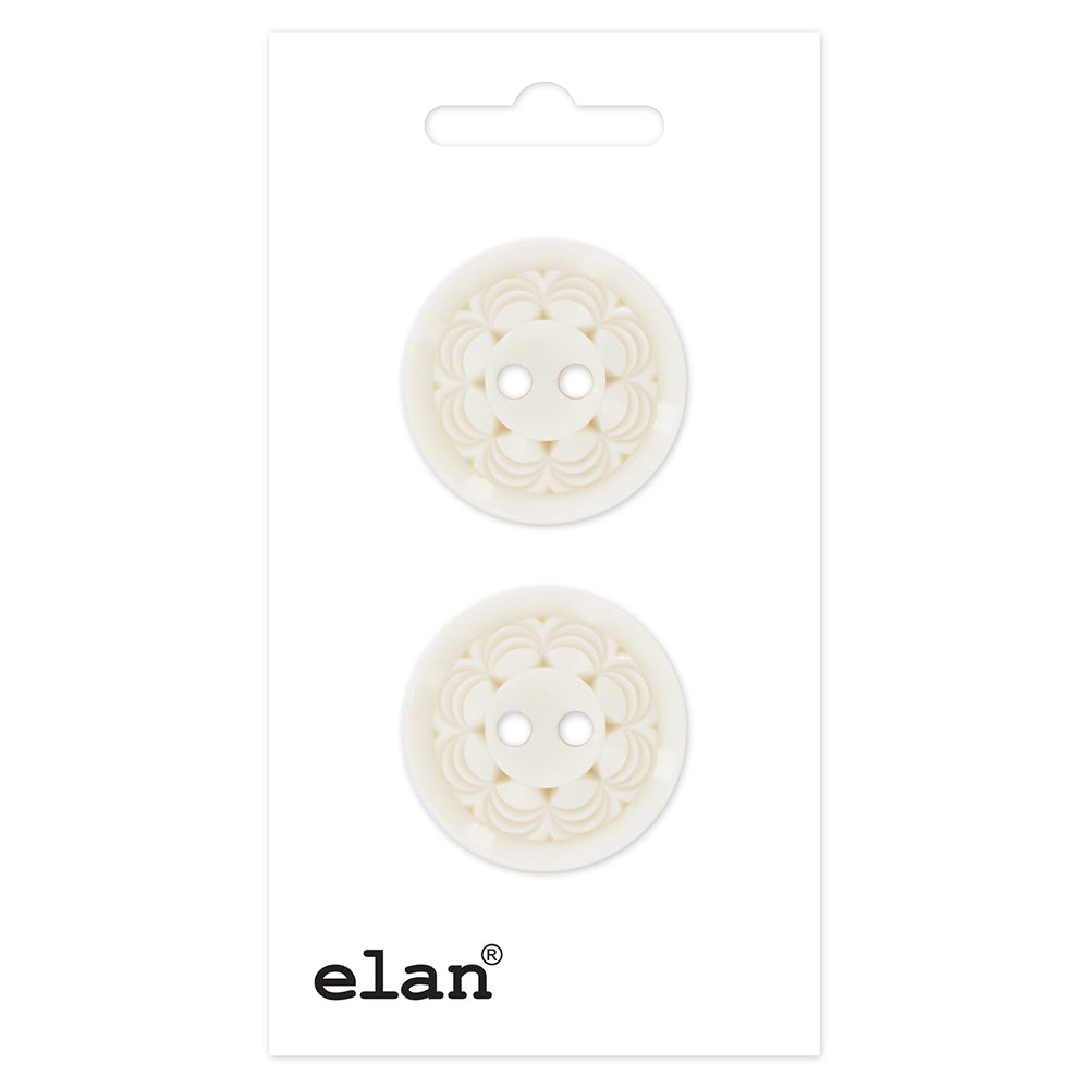 ELAN 2-Hole Button Sew-through 23mm (7/8") 2 Count