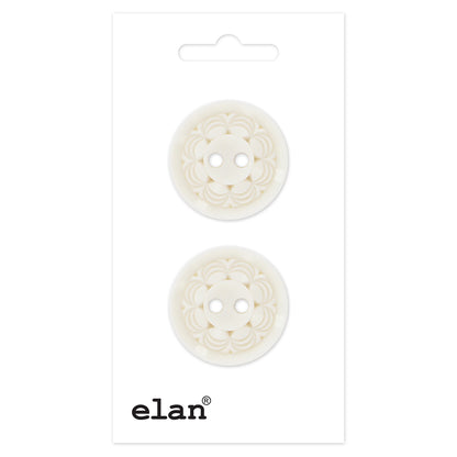 ELAN 2-Hole Button Sew-through 23mm (7/8") 2 Count