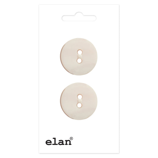 ELAN 2 Hole Button - 20mm (<sup>3</sup>&frasl;<sub>4</sub>&Prime;) - 2 count