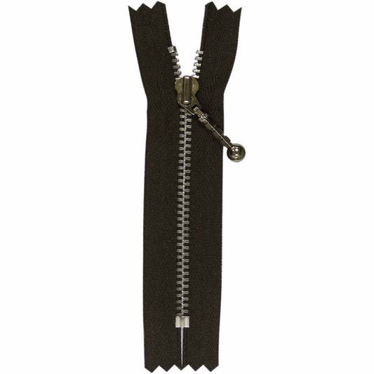 COSTUMAKERS Denim Closed End Zipper – 8 cm (3") – Sept. Brown – 1708