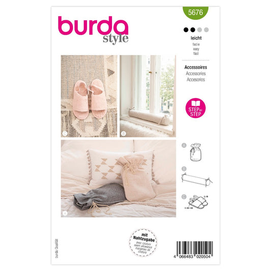BURDA Home Accessories Sewing Pattern 5676