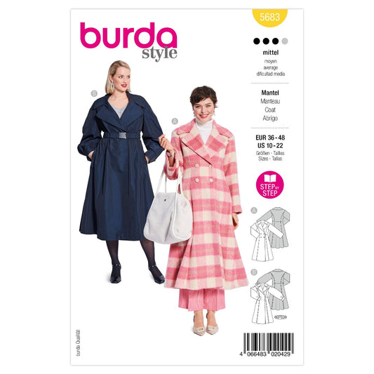 BURDA Coat Sewing Pattern 5683