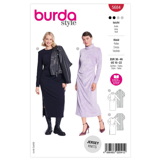 BURDA Dress Sewing Pattern 5684