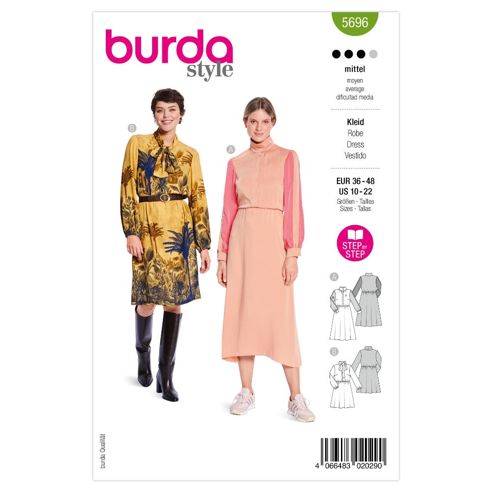 BURDA 5696 Dresses