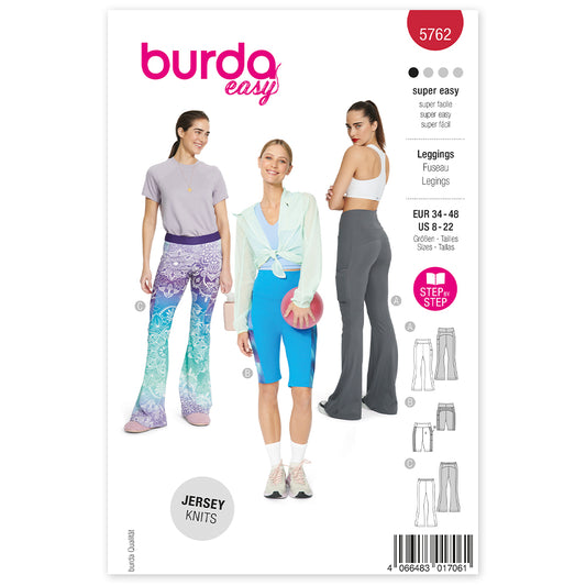 BURDA Envelope Sewing Pattern 5762 Leggings
