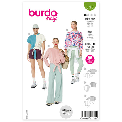 BURDA Envelope Sewing Pattern 5763 T-Shirts