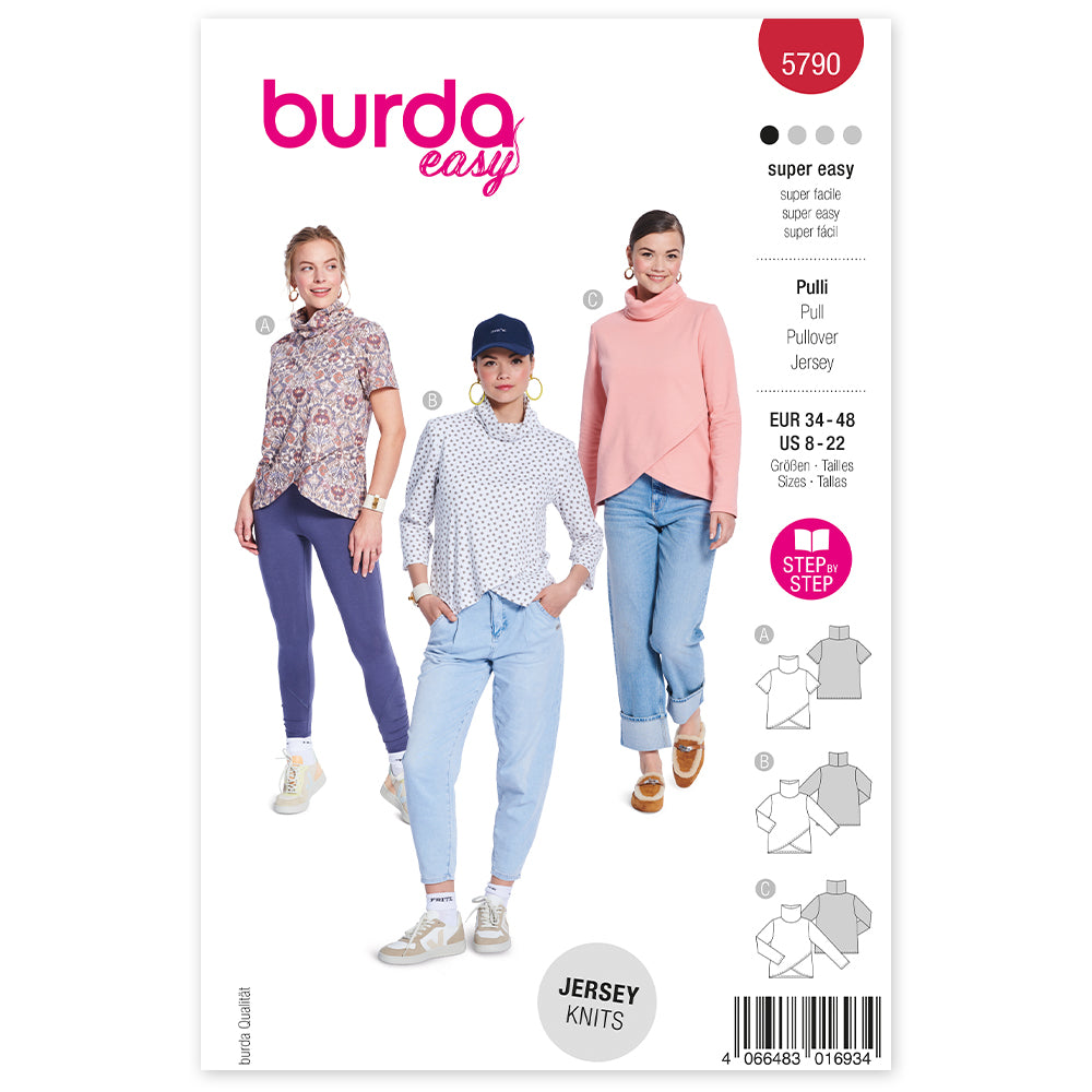 BURDA Sewing Pattern 5790 Top