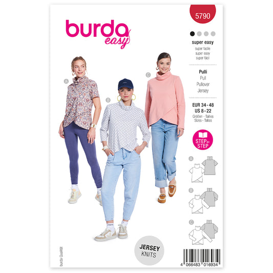 BURDA Sewing Pattern 5790 Top
