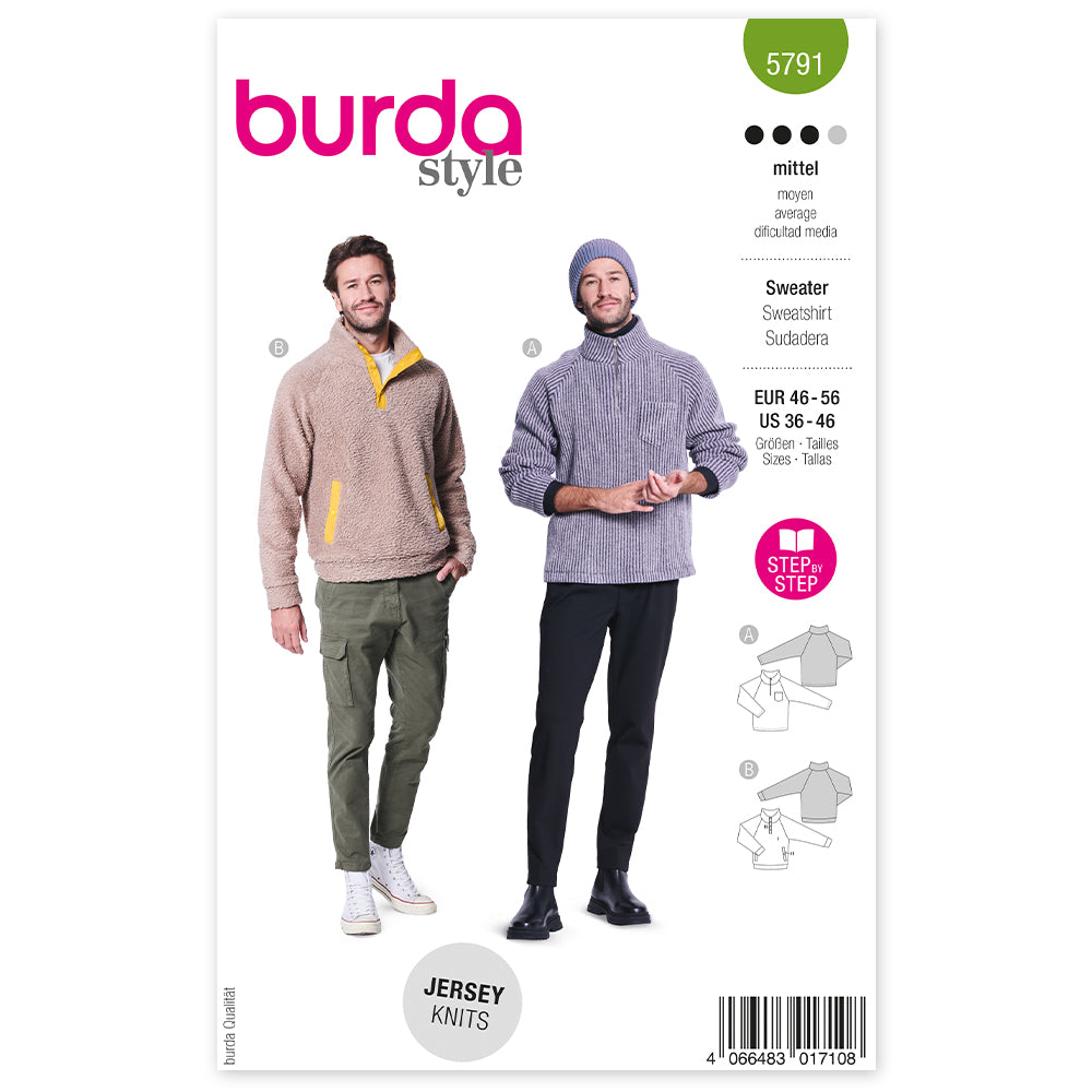 BURDA Sewing Pattern 5791 Top