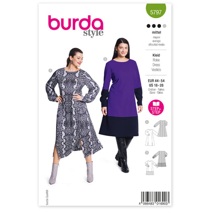 BURDA Sewing Pattern 5797 Dress