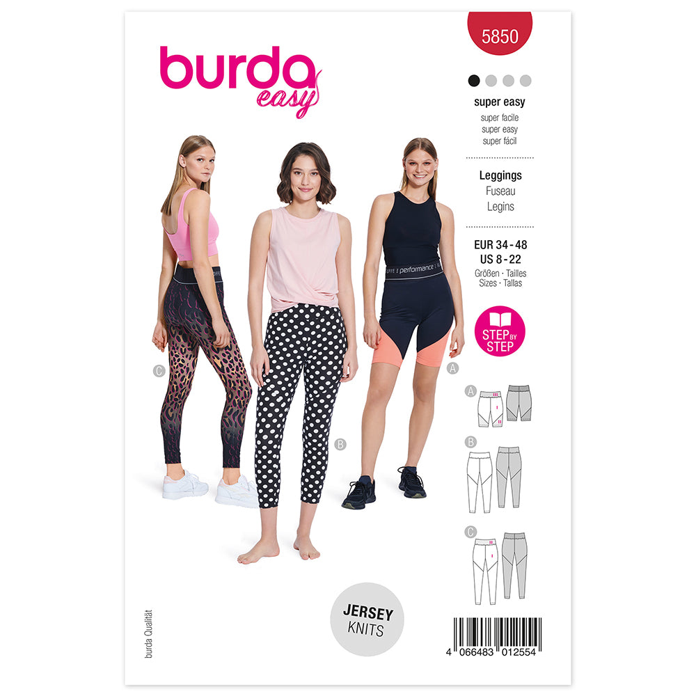 Burda - 5850 Leggings