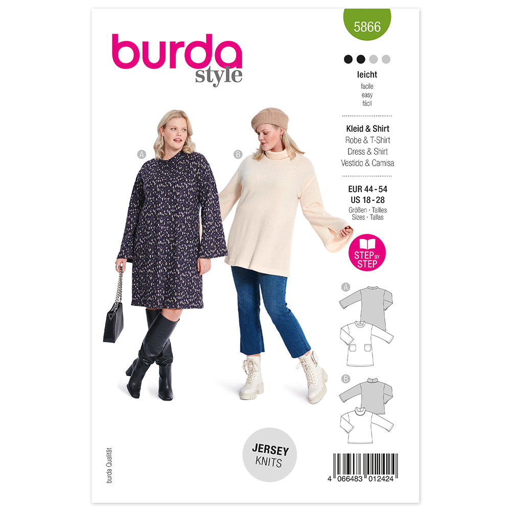 BURDA Pattern 5866 Dress & Top