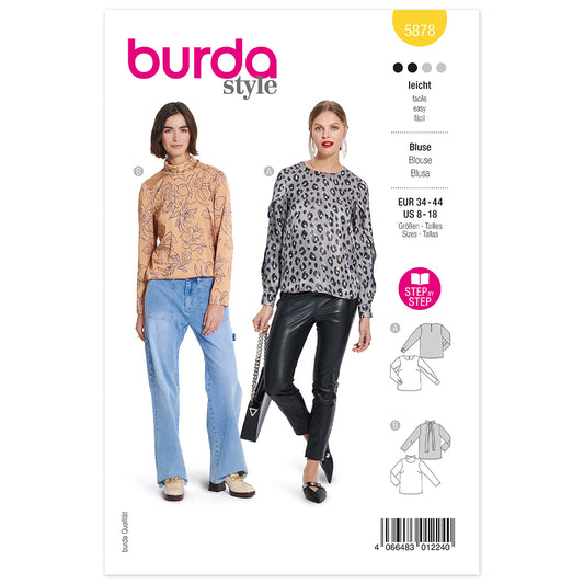 BURDA Pattern 5878 Blouse