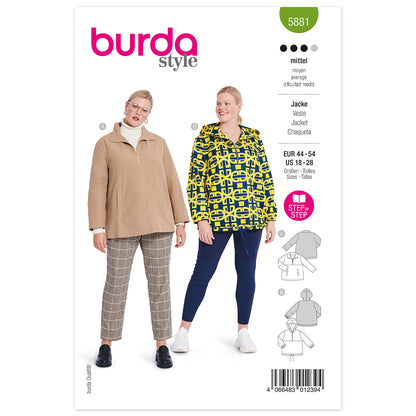 BURDA Pattern 5881 Jacket