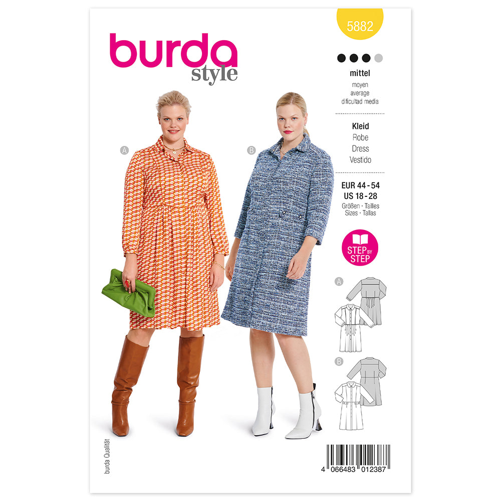 BURDA Pattern 5882 Dress
